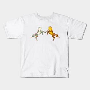 two horses Kids T-Shirt